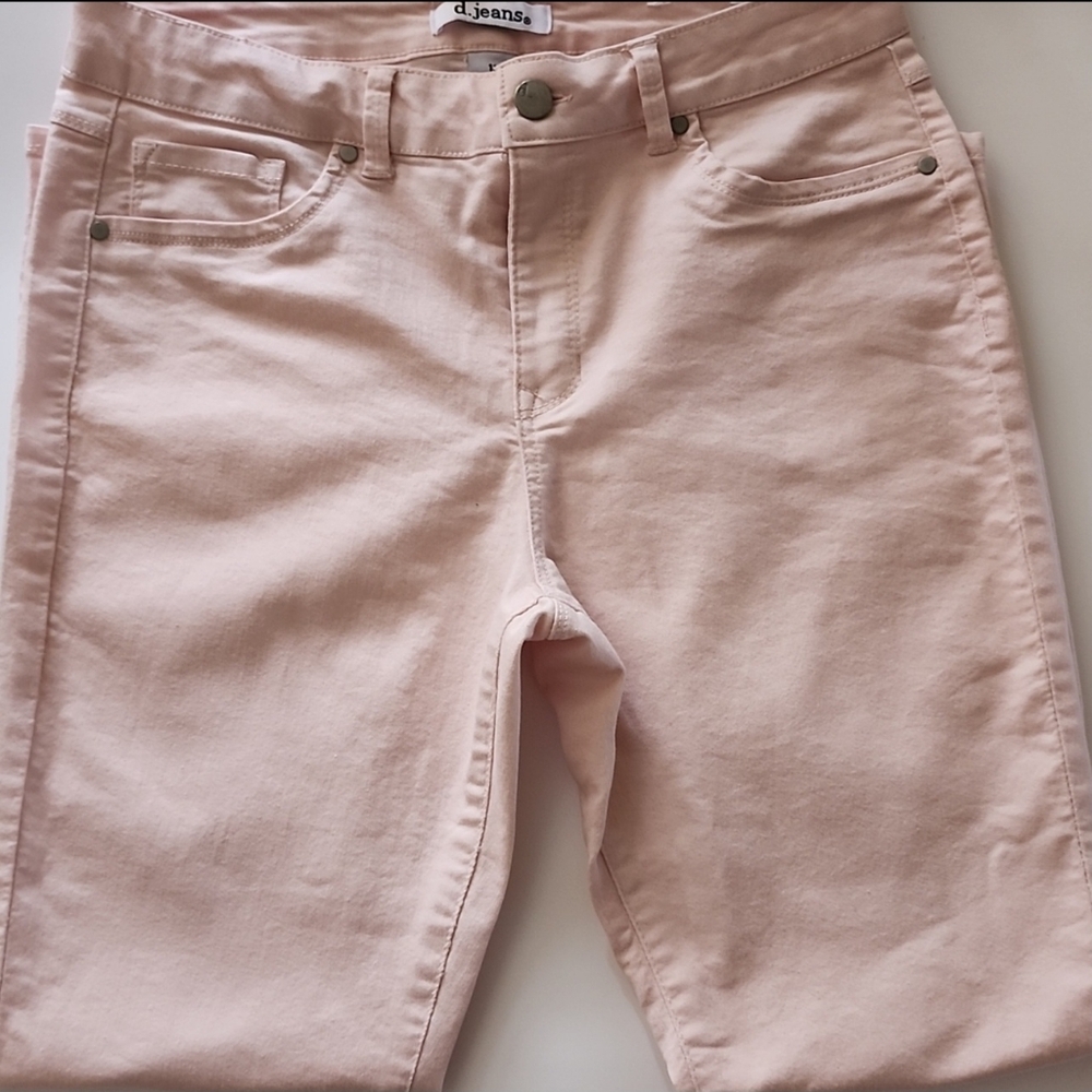 d. jeans Women's Light Pink Stretch Jeans